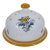 Large Spanish Ceramic Cheese Dome, 2 Pieces For Sale