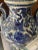 Royal Blue Late 19th Century Blue and White German Pottery Vase For Sale - Image 8 of 9