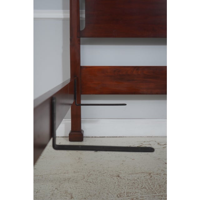 Henkel Harris Cherry Queen Size Pencil Post Bed For Sale In Philadelphia - Image 6 of 18