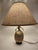 Hollywood Regency Pineapple Table Lamp in Brass with Linen Shades from Maison Le Dauphin, France, 1970s For Sale - Image 14 of 18