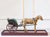 Brown Early 20th-Century Carved Wooden Horse and Carriage Model For Sale - Image 8 of 11