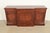 A gorgeous Georgian or Chippendale style breakfront sideboard buffet, credenza, or bar cabinet By Baker Furniture,...