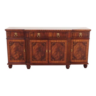 Henkel Harris Flame Mahogany #Hh2371r Lion's Head Pulls Sideboard For Sale