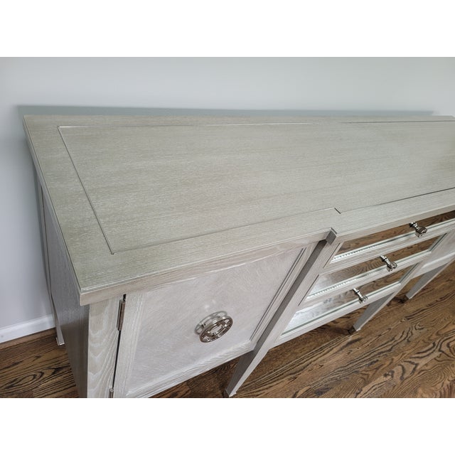 Bernhardt Traditional Sideboard Buffet - Antique Gray For Sale - Image 14 of 18