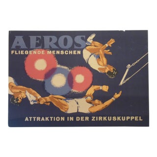 German Mid-Century Poster For Sale