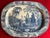 Large Antique 19th Century Davenport Blue & White Porcelain Platter With Chinoiserie Decoration For Sale - Image 10 of 11