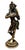 Vintage Indian Brass Musician Figurines Set of 4 Dhokra Style Folk Art 5.25" For Sale In Dallas - Image 6 of 14