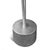 Deco White Marble & Nickel End Side Table For Sale - Image 4 of 9