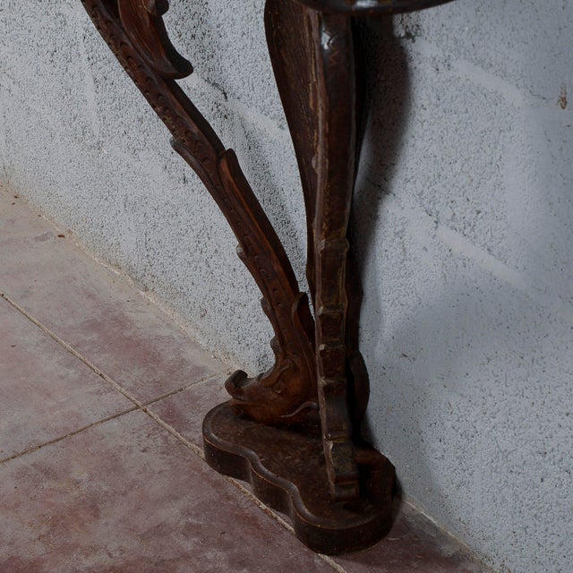 Empire Wall Console Table For Sale - Image 6 of 11
