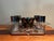 Vintage Dorothy Thorpe Art Deco 10 Piece Barware Glassware Set With Caddy/Tray For Sale - Image 10 of 11