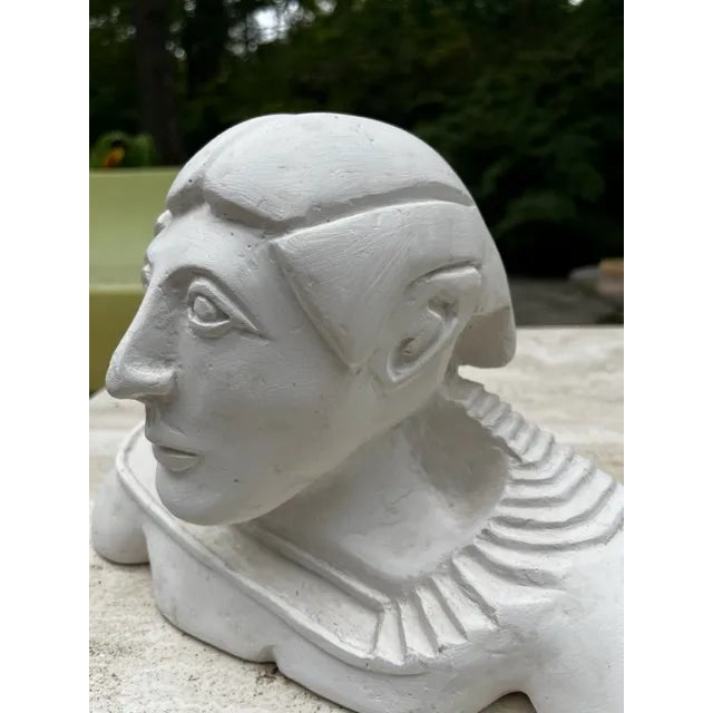 Modern Pop Art MCM Plaster Bust of Man For Sale - Image 4 of 9