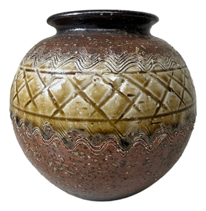 Vintage Japanese Shigaraki-Yaki Ikebana Vase, 1970s
