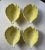 Yellow Vintage Secla Majolica Style Portugal Yellow Cabbage Ceramic Bowls-Set of 4 For Sale - Image 8 of 10