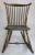 Rustic 19th Century Original Painted Sage Green Windsor Rocking Chair For Sale - Image 3 of 11