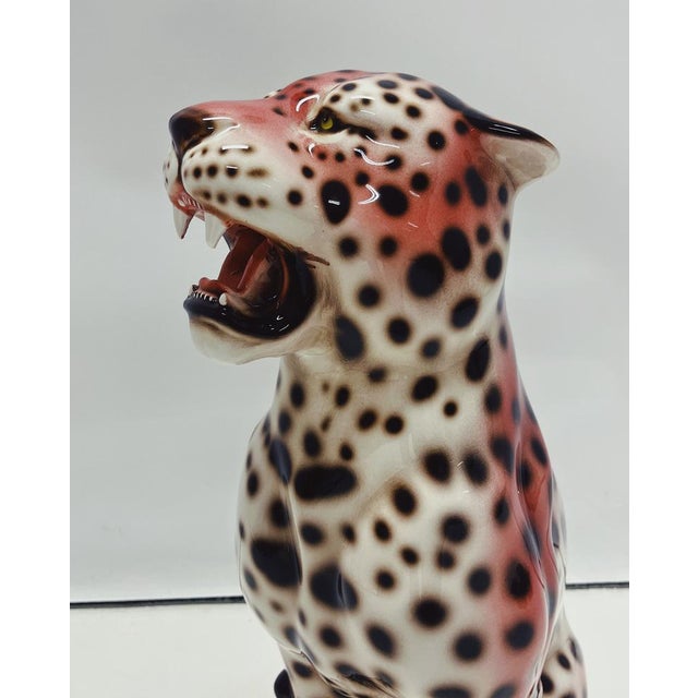 Pink Panther Statue by Ceramiche Boxer For Sale - Image 6 of 8
