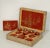 Japanese Japanese Lacquer Tea Set and Serving Trays in Original Box For Sale - Image 3 of 10