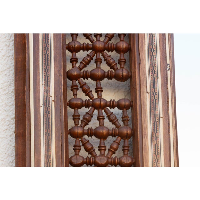 Mid-Century Moorish Inlaid Mirror For Sale In Los Angeles - Image 6 of 9