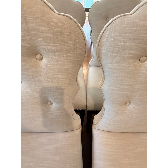 Set of 6 Lillian August Arden Park Side Chairs With Perennials Upholstery For Sale In Washington DC - Image 6 of 15