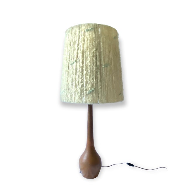 Large Mid-Century Earthenware Table Lamp, France, 1950s For Sale - Image 9 of 18