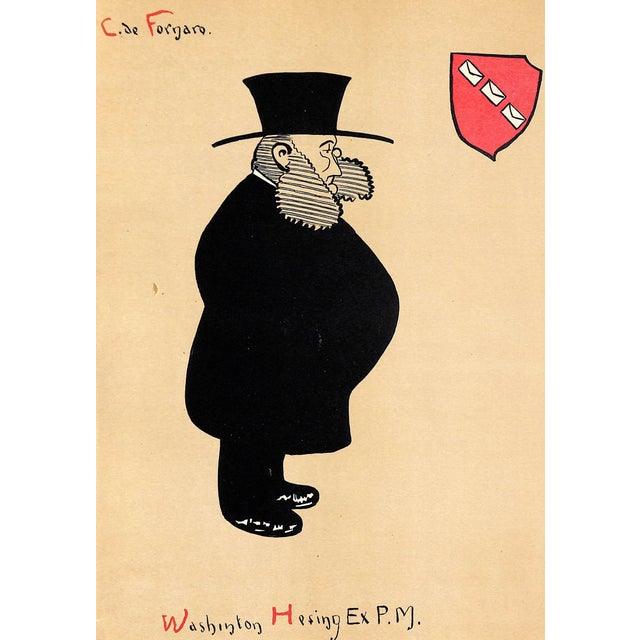 Art Sz: 13 3/4"H x 10 1/4"W Carlo de Fornaro (sometimes spelled Carlo di Fornaro) (1872–1949) was an artist, caricaturist,...