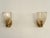 Art Deco Italian Brass and Murano Glass Wall Lights, 1990s, Set of 2 For Sale - Image 9 of 14