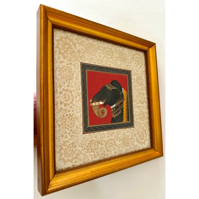Indian Late 20th Century Set of 5 Mogul Paintings For Sale - Image 3 of 14