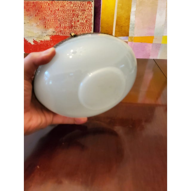Antique Baccarat Style Large Egg Opaline Jewel Box Casket For Sale In Boston - Image 6 of 7