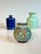 Blue Studio Ceramic Vase with Flowing Glaze Pattern, Denmark, 1960s For Sale - Image 6 of 10