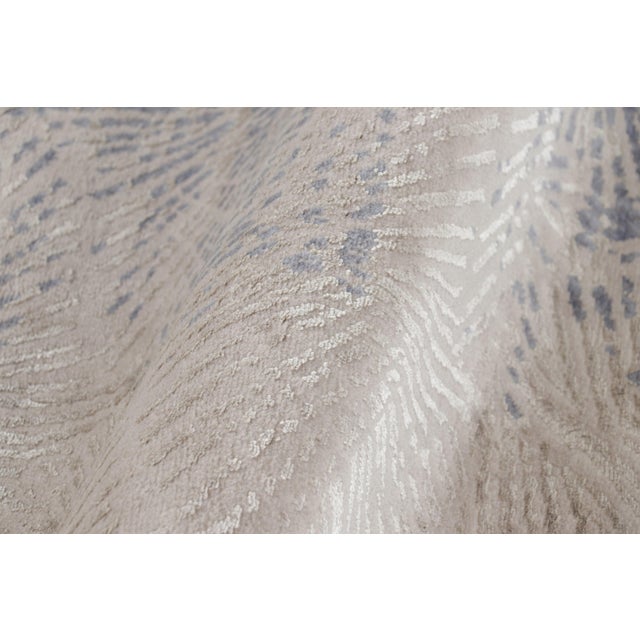 Textile Rug & Kilim’s Modern Abstract Rug in Beige and Gray For Sale - Image 7 of 8