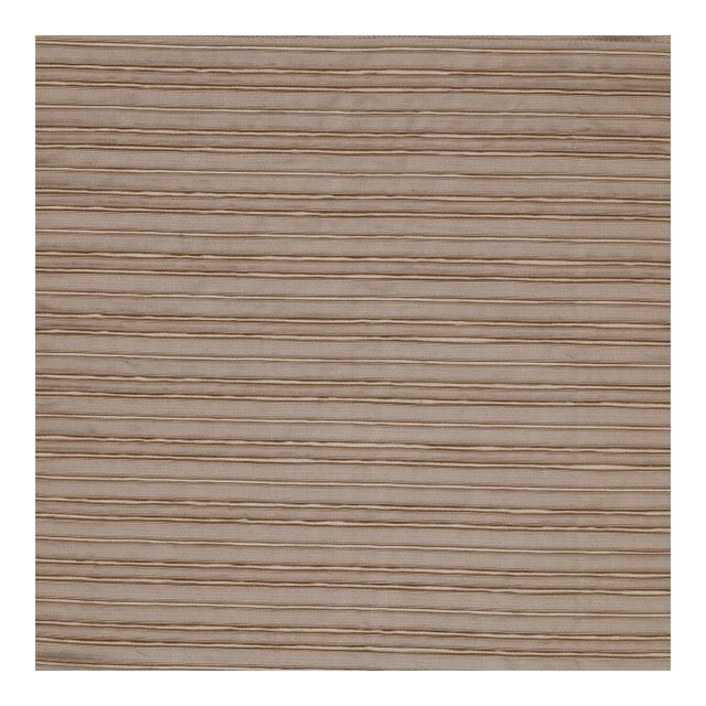 Modern Nancy Corzine Silk Cords Stripe Fabric in Mushroom - by the Yard For Sale