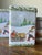 Vintage 1981 Lynn Gates Design Christmas Nesting Tin Containers For Sale - Image 4 of 11