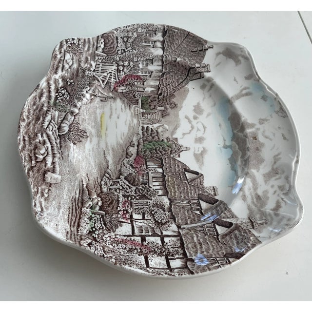 Johnson Brothers Large Vintage Johnson Bros Olde English Countryside Serving Platter For Sale - Image 4 of 9