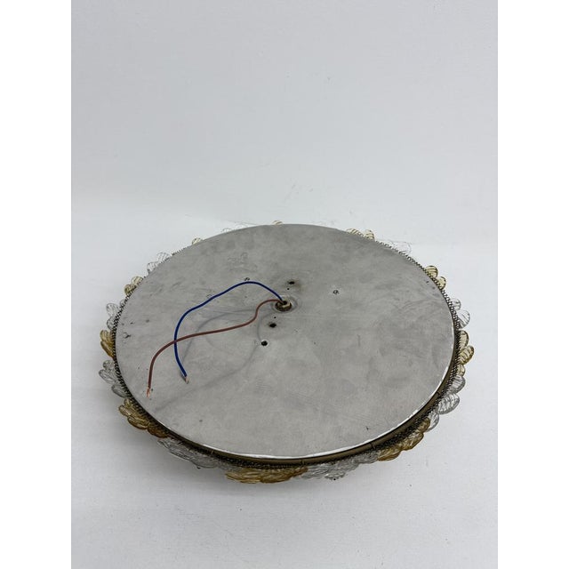 Wall Sconce in Glass and Metal from Barovier & Toso, Italy, 1970s For Sale - Image 9 of 18