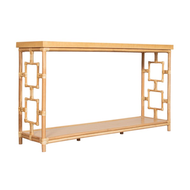 Tan Sobe Console, Natural For Sale - Image 8 of 8