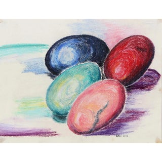 Easter Eggs, Winthrop Neilson Pastel on Paper For Sale