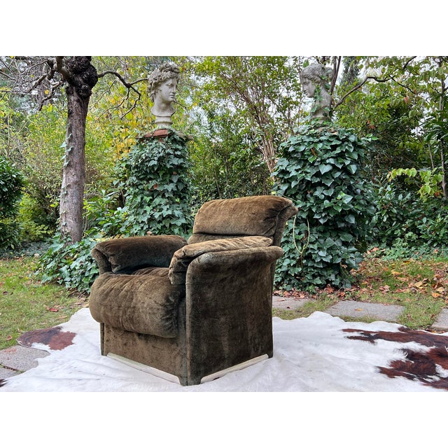 Mid-Century Modern Italian Postmodern Lounge Chair From Saporiti, 1970s For Sale - Image 3 of 10