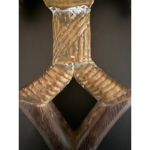 Wood Kota Religuary Figure 20th Century From Gabon For Sale - Image 7 of 12