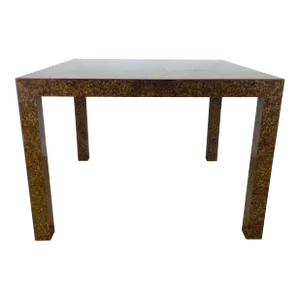 Vintage Modern Faux Burl Lamp Table