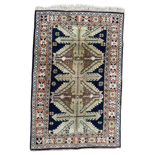 Vintage Turkish Rug, 1960s For Sale