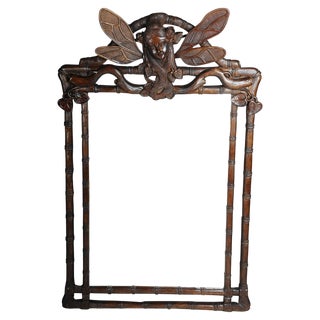 20th Century Art Noveau French Wall Mirror For Sale