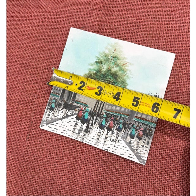 Vintage Oil Painting on Board Signed Lauri 1950s For Sale - Image 4 of 4