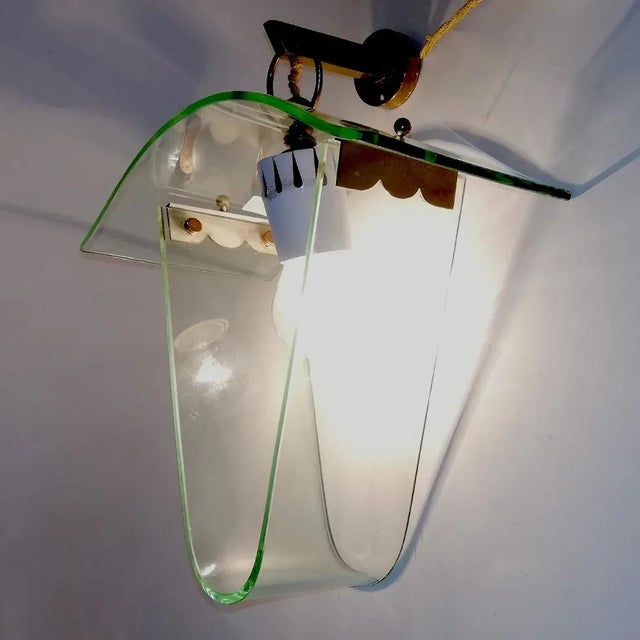 Sconces by Pietro Chiesa for Fontana Arte, 1940s, Set of 3 For Sale - Image 9 of 17