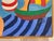 Wood Vintage Mid Century Modernist Folk Art Painting | Framed Original Mid Century Modern Artwork, C. 1972 For Sale - Image 7 of 13