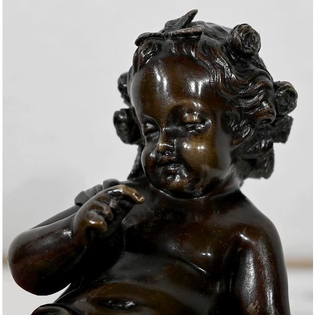 Bronze Sculpture Depicting Cupid For Sale - Image 6 of 18