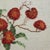 Vintage Needlework Botanical Study – Rustic Lychee Fruit Branch Textile Wall Art For Sale In New York - Image 6 of 8