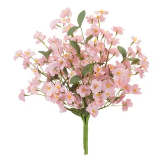 Mini Blush Floral Bush (Set of 2) For Sale