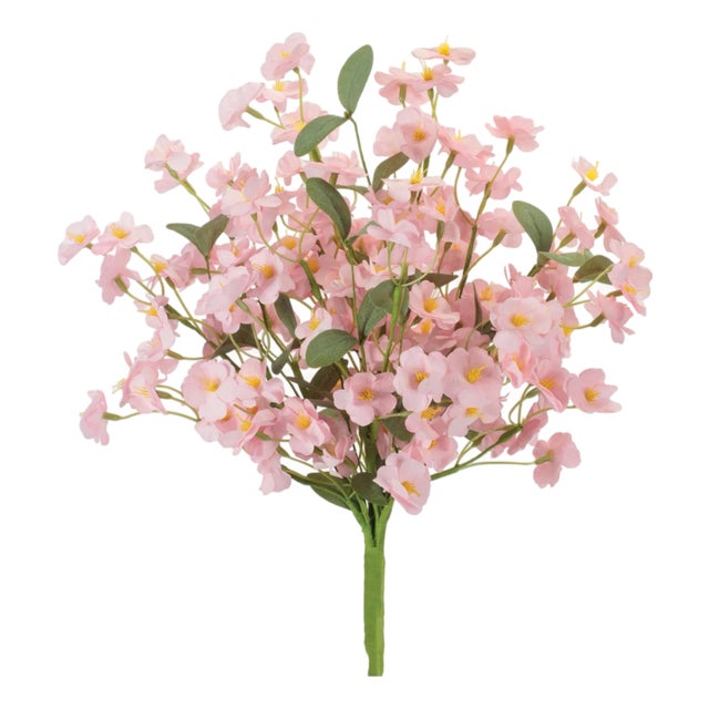 Mini Blush Floral Bush (Set of 2) For Sale