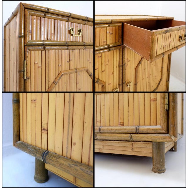 Vintage Bamboo Buffet, 1960s For Sale - Image 16 of 17