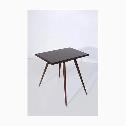 Vintage Italian Coffee Table with Brass Feet, 1950 For Sale - Image 9 of 9