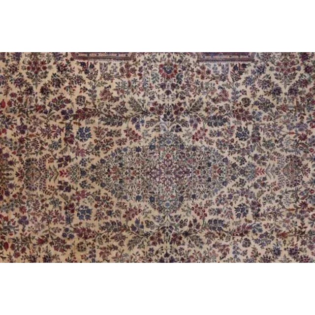 1940s 1940's Persian Lavar Kerman Palace Rug, 12' X 21' For Sale - Image 5 of 11